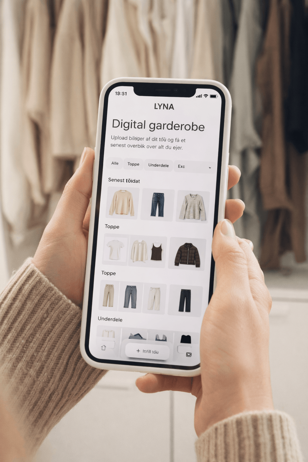 lyna Digital garderobe app