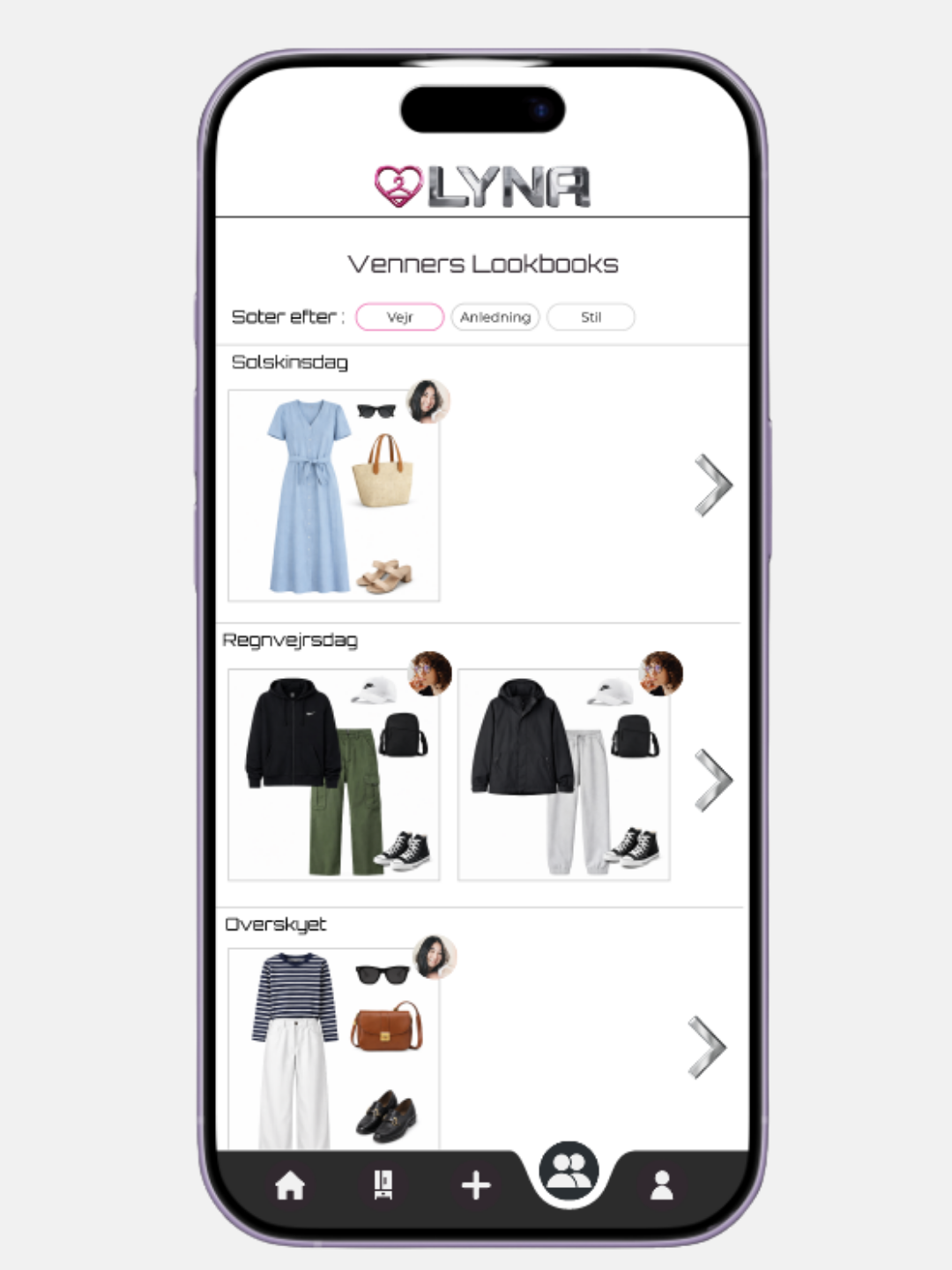 se venners tøj funktion 